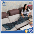 Red Mermaid Blanket, Crochet Mermaid Tail Knitted ,Mermaid Tail Blanket Adult Size
